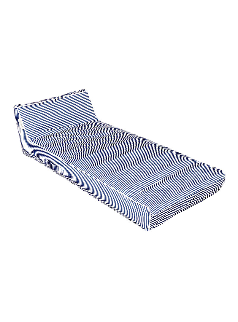 Sunnylife Patterned Green Luxe Lie striped lie-on float