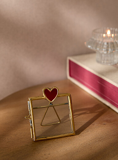 Doing Goods: Le minicadre c&oelig;ur Pyar Heart Coeur rouge