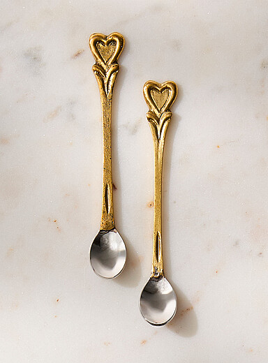 Hana heart small spoons Set of 2