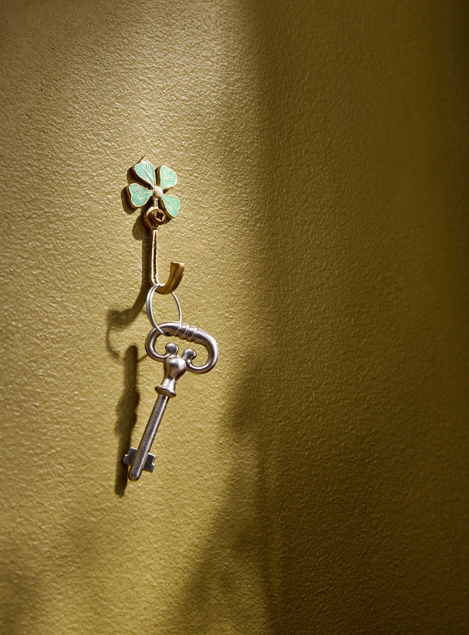 Le minicrochet mural trèfle vert Lucky Clover