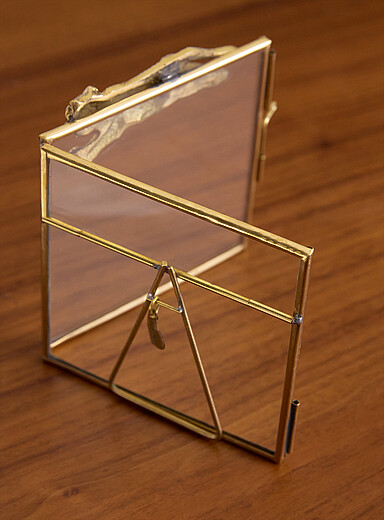 Golden tiger square frame