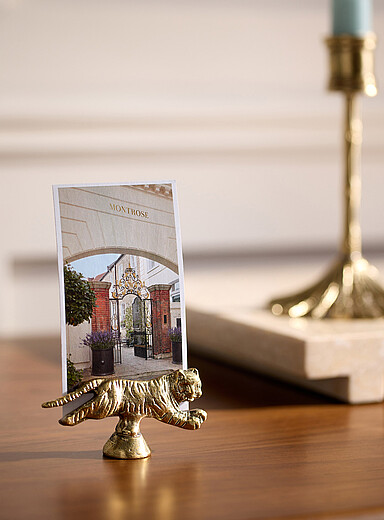 Small tiger clip cardholder