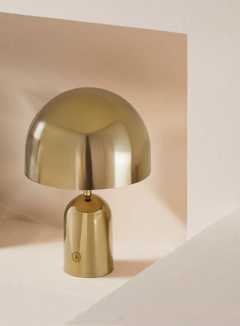 Bell Portable Gold Led Lamp