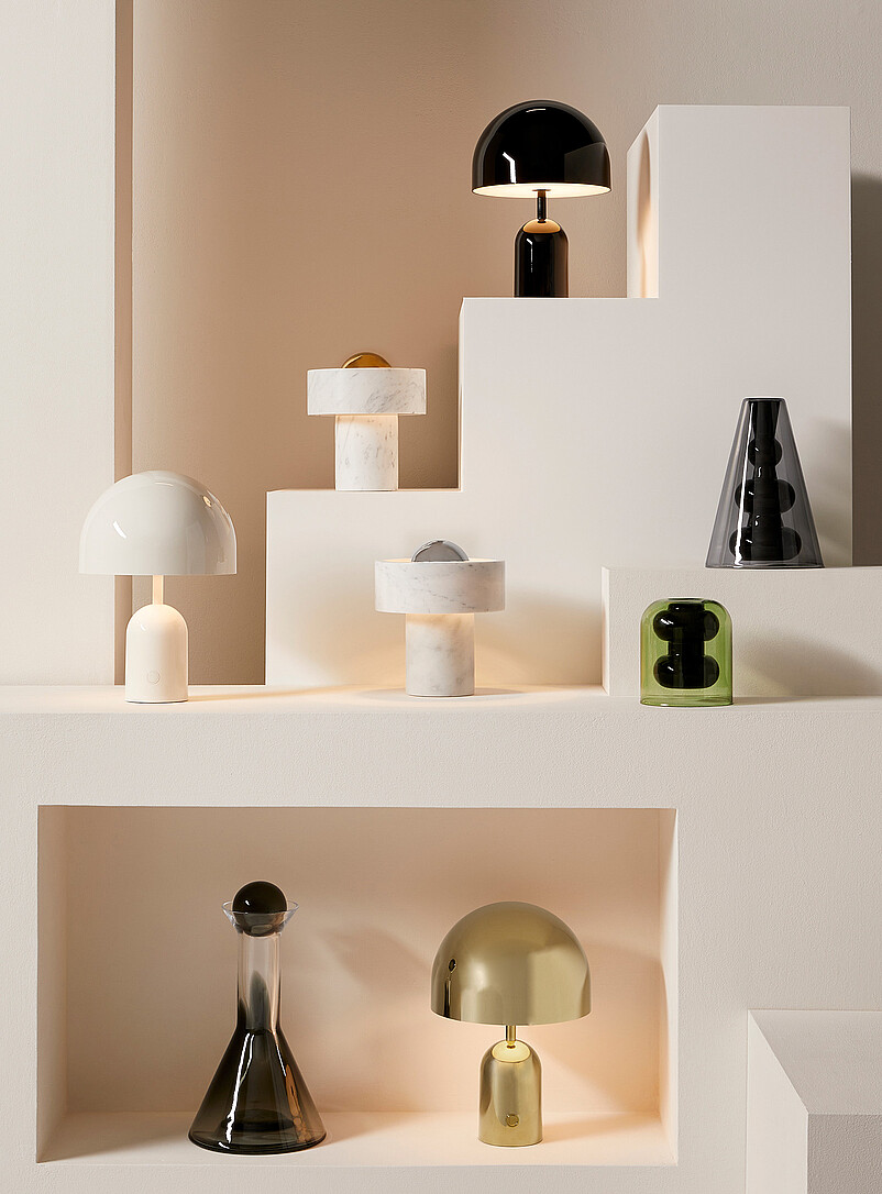 Bell Portable gold LED lamp product image 3