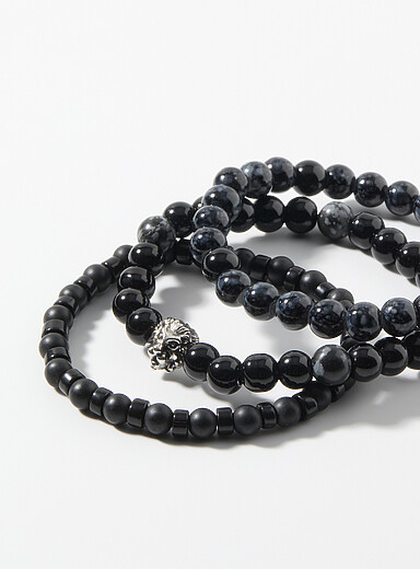 Le trio de bracelets &agrave; billes