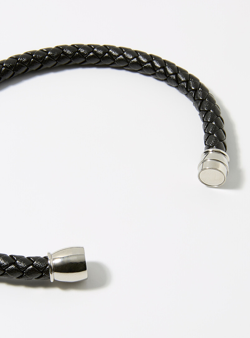 Braided leather bracelet product image 2