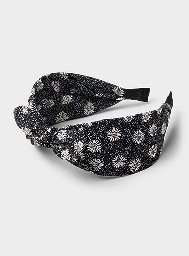 Le large serre-t&ecirc;te boucle petites fleurs
