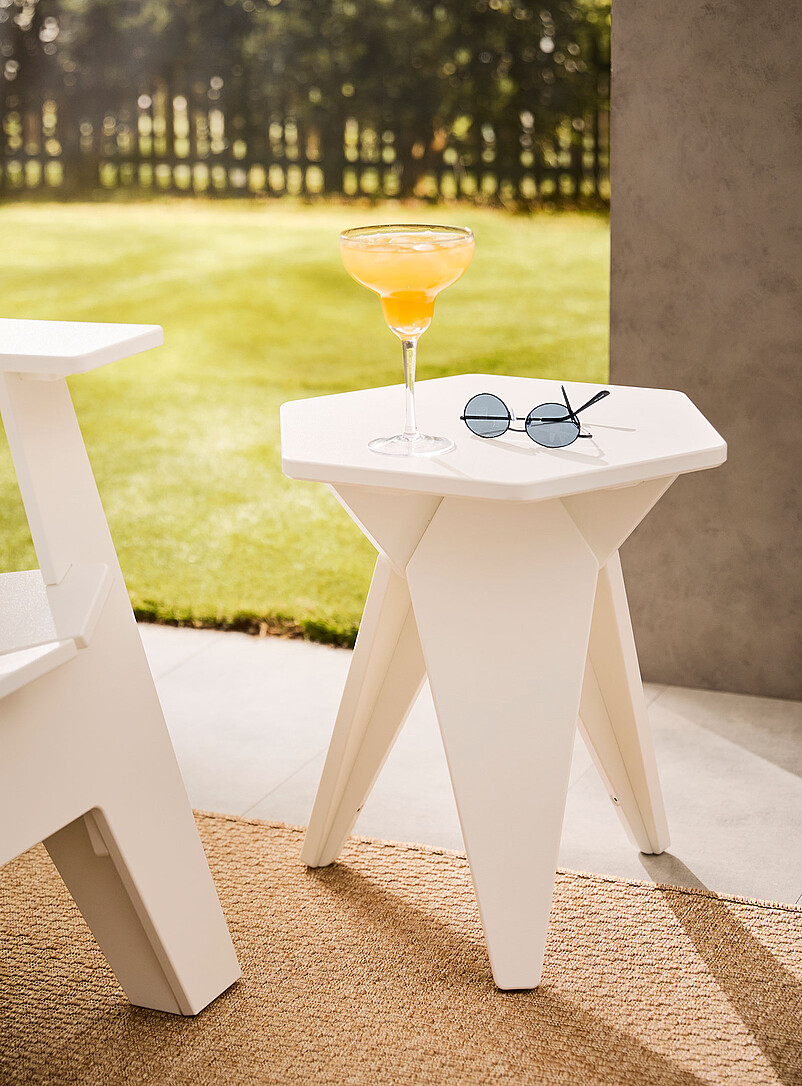 Tripod Outdoor Accent Table