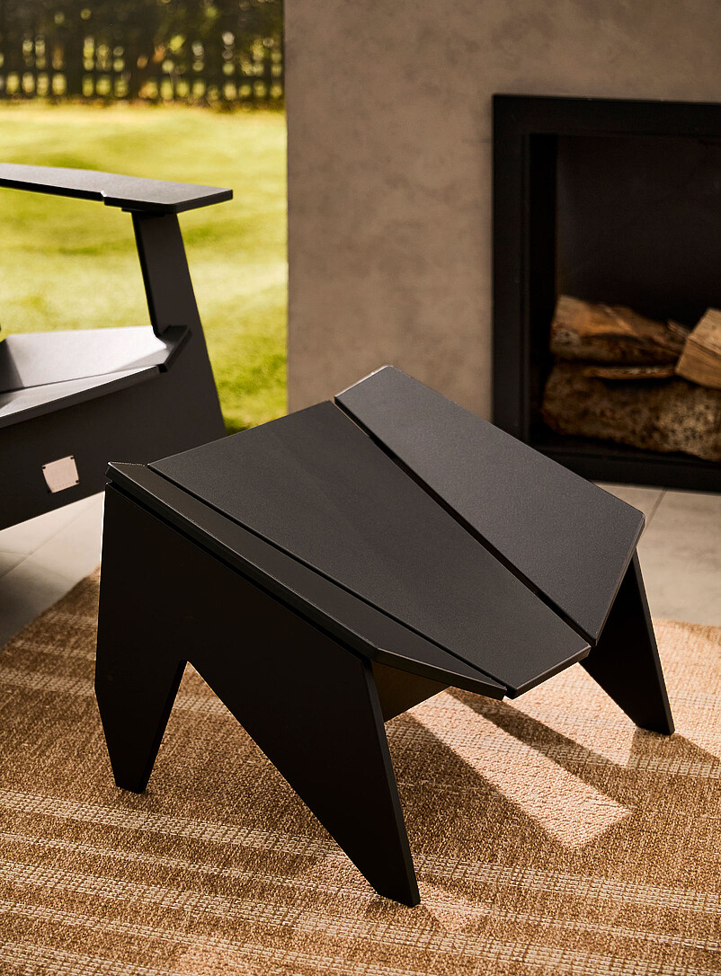 Angular Outdoor Footrest