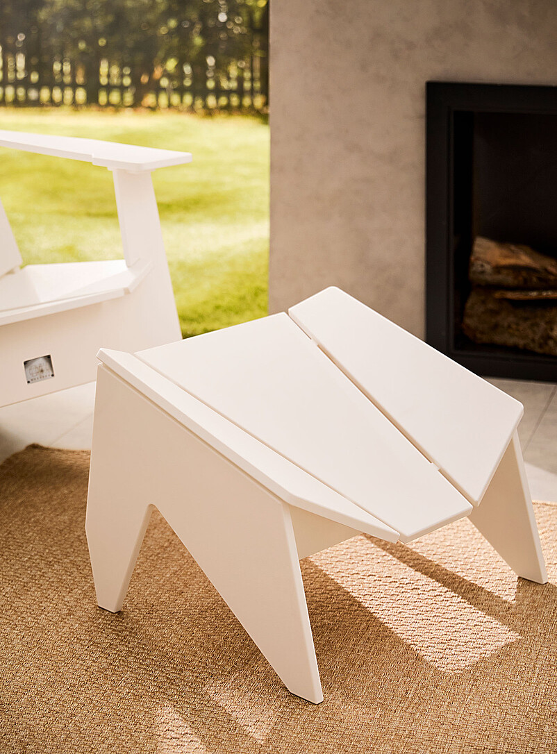 Angular Outdoor Footrest