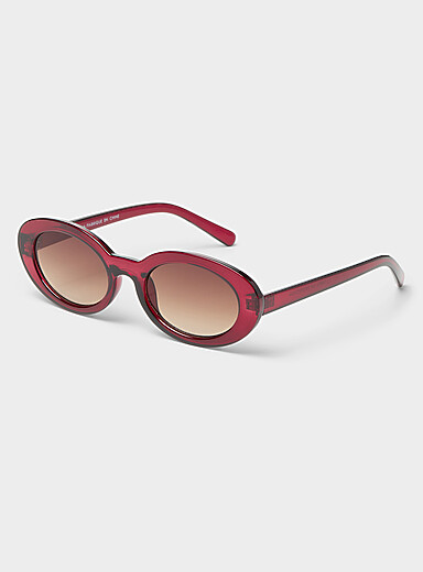 Les lunettes de soleil ovales Tycoon