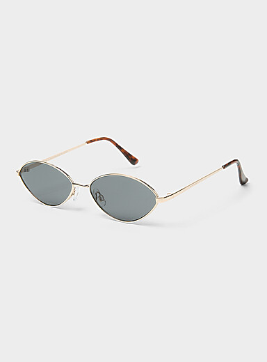 Les lunettes de soleil ovales pointues Alexis