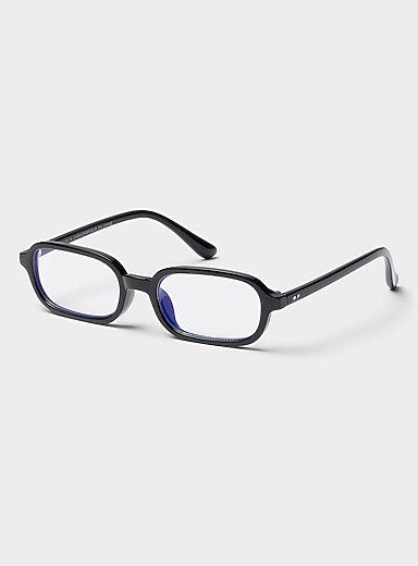 Les lunettes rectangles r&eacute;tr&eacute;cis Replay Anti-lumi&egrave;re bleue