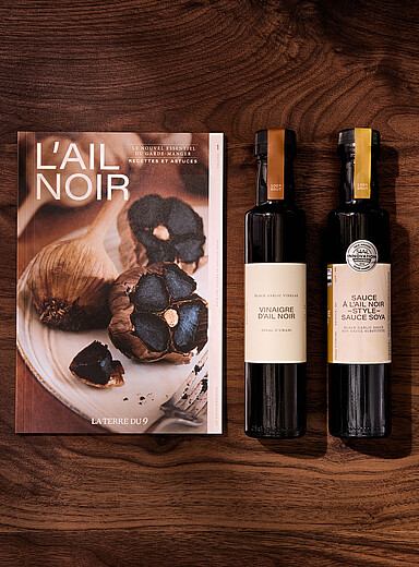 Le coffret tout en sauce &agrave; l'ail noir Ensemble de 3 produits