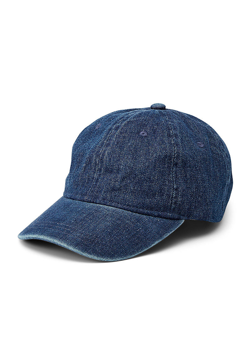 Le 31 Blue Denim cap for men