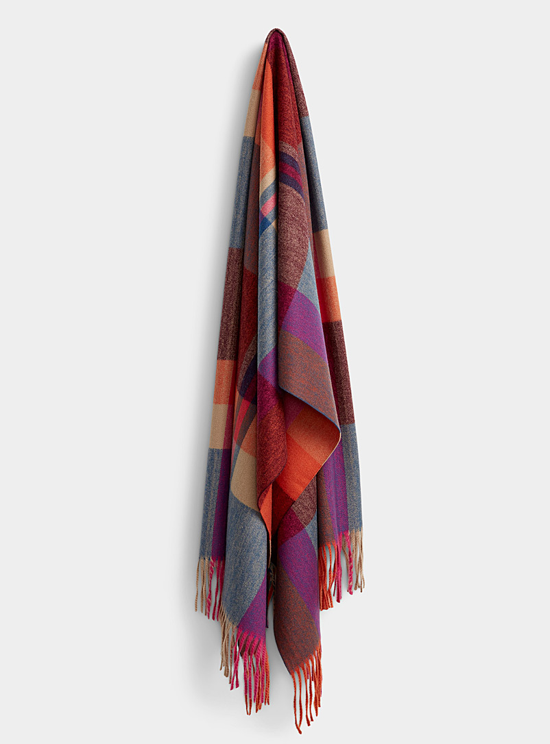 Simons Assorted Flamboyant check scarf for women