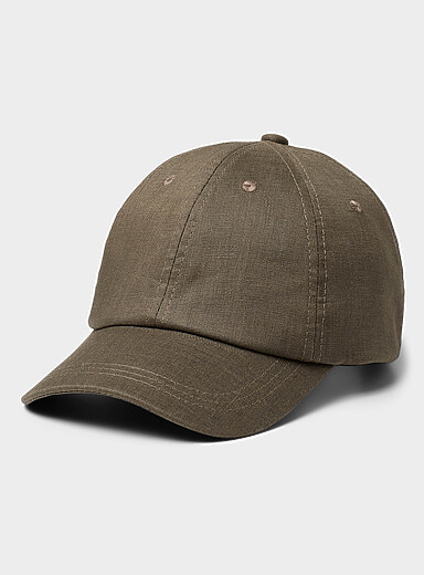 La casquette baseball pur lin