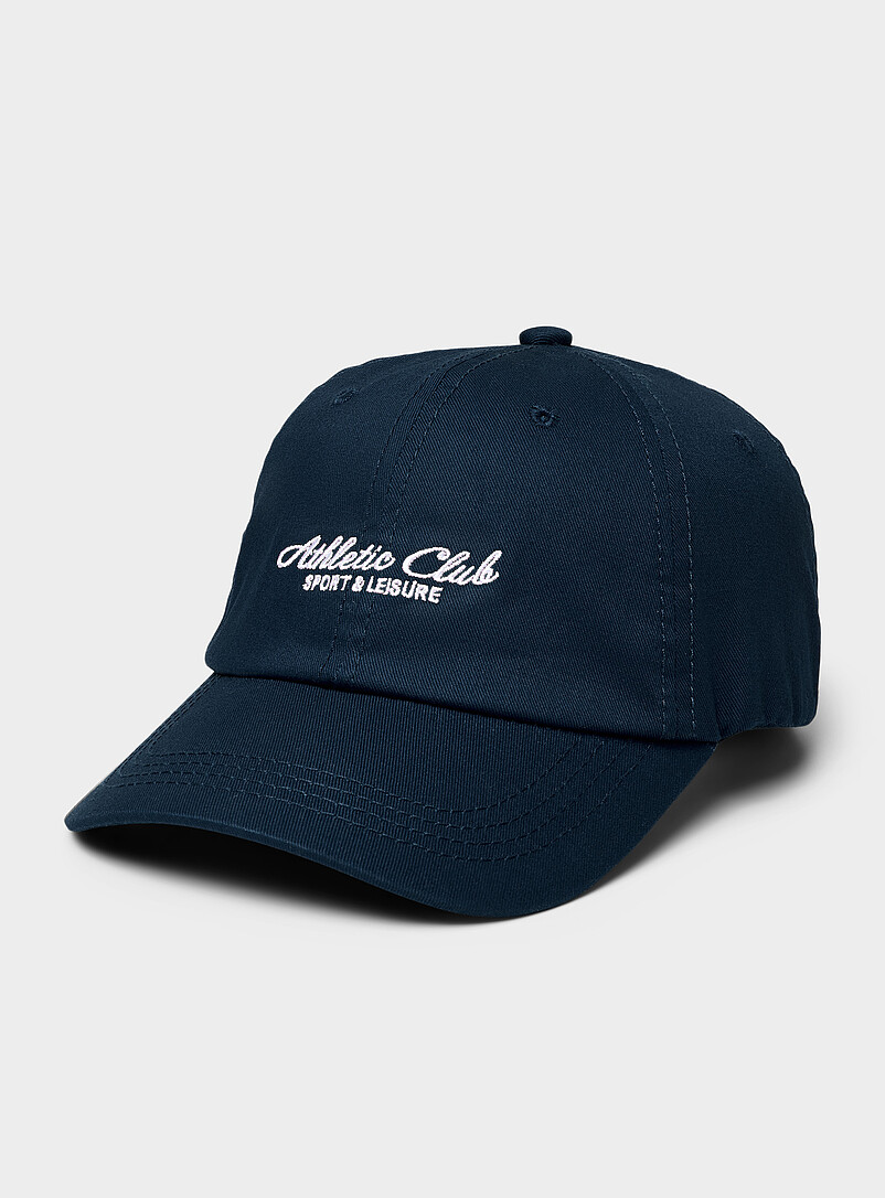 Simons: La casquette baseball club athl&eacute;tique Bleu marine - Bleu nuit pour femme