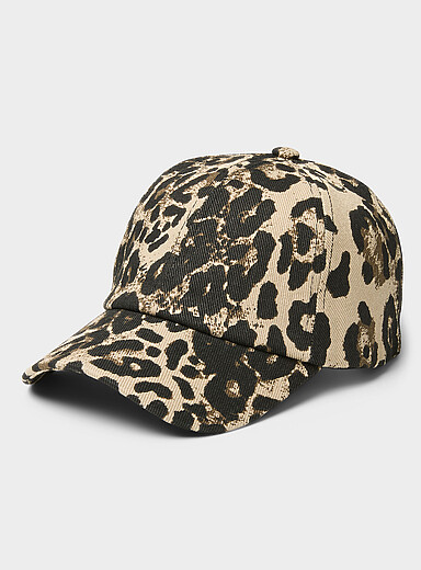 La casquette baseball motif l&eacute;opard