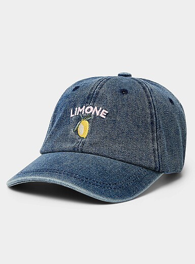 La casquette baseball en denim Lemone