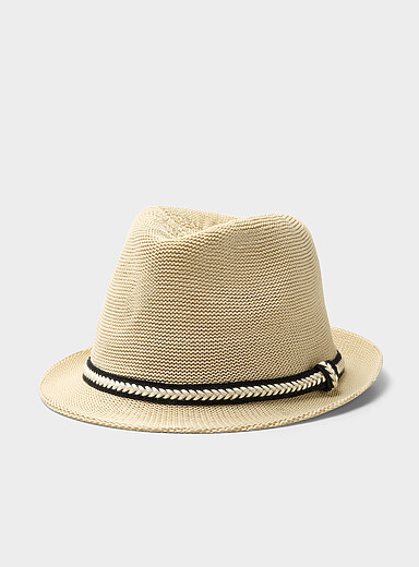 Soft knit trilby