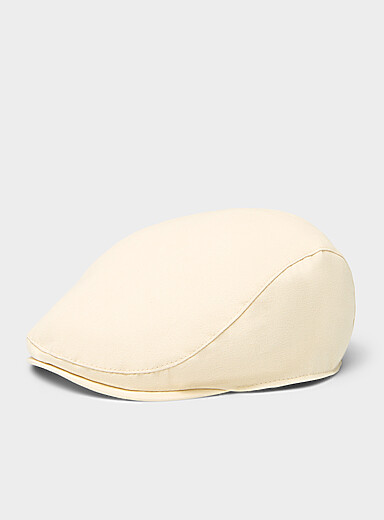 La casquette chauffeur lin