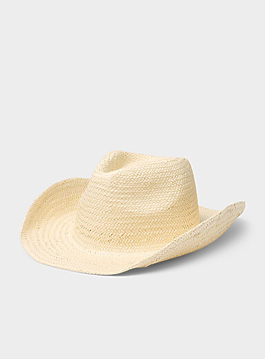 Braided-paper cowboy hat