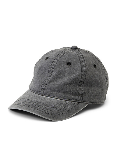 La casquette baseball denim d&eacute;lav&eacute;