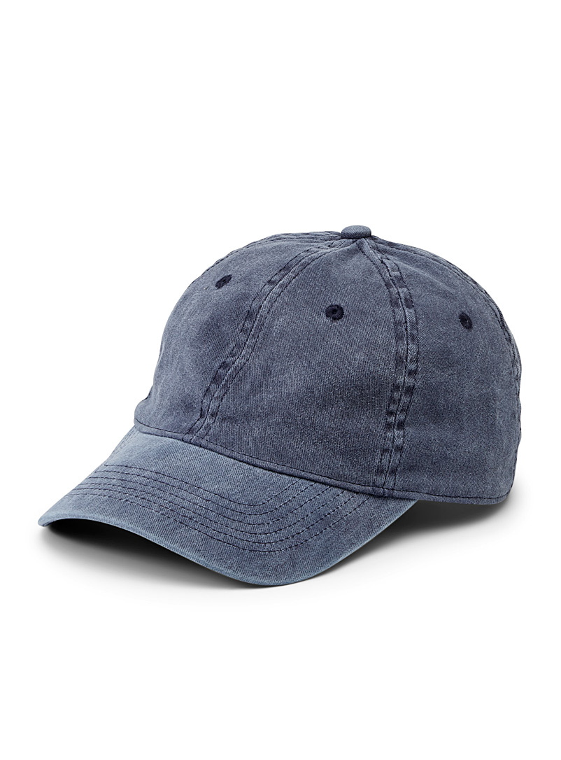 Simons Blue Faded denim baseball cap for women