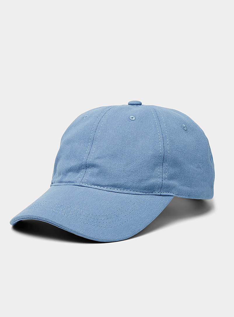 Simons Slate Blue Cotton twill cap for women