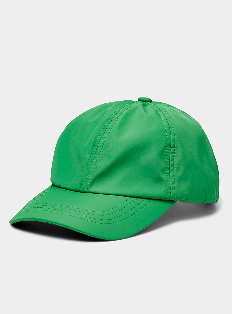 Simons Bottle Green Solid cap for women