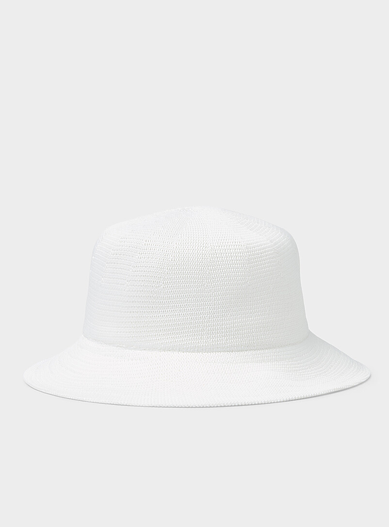 Simons Black Soft knit minimalist cloche for women