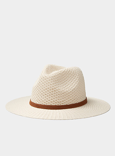 Crochet-like fedora