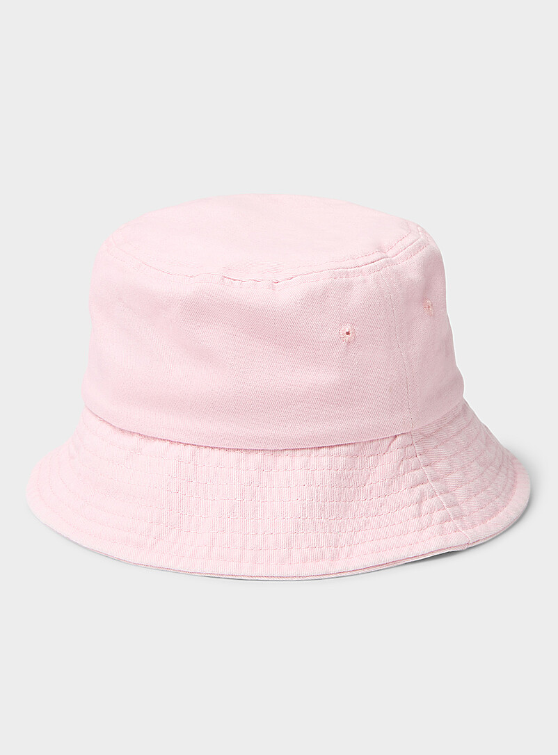 Faded Cotton Bucket Hat