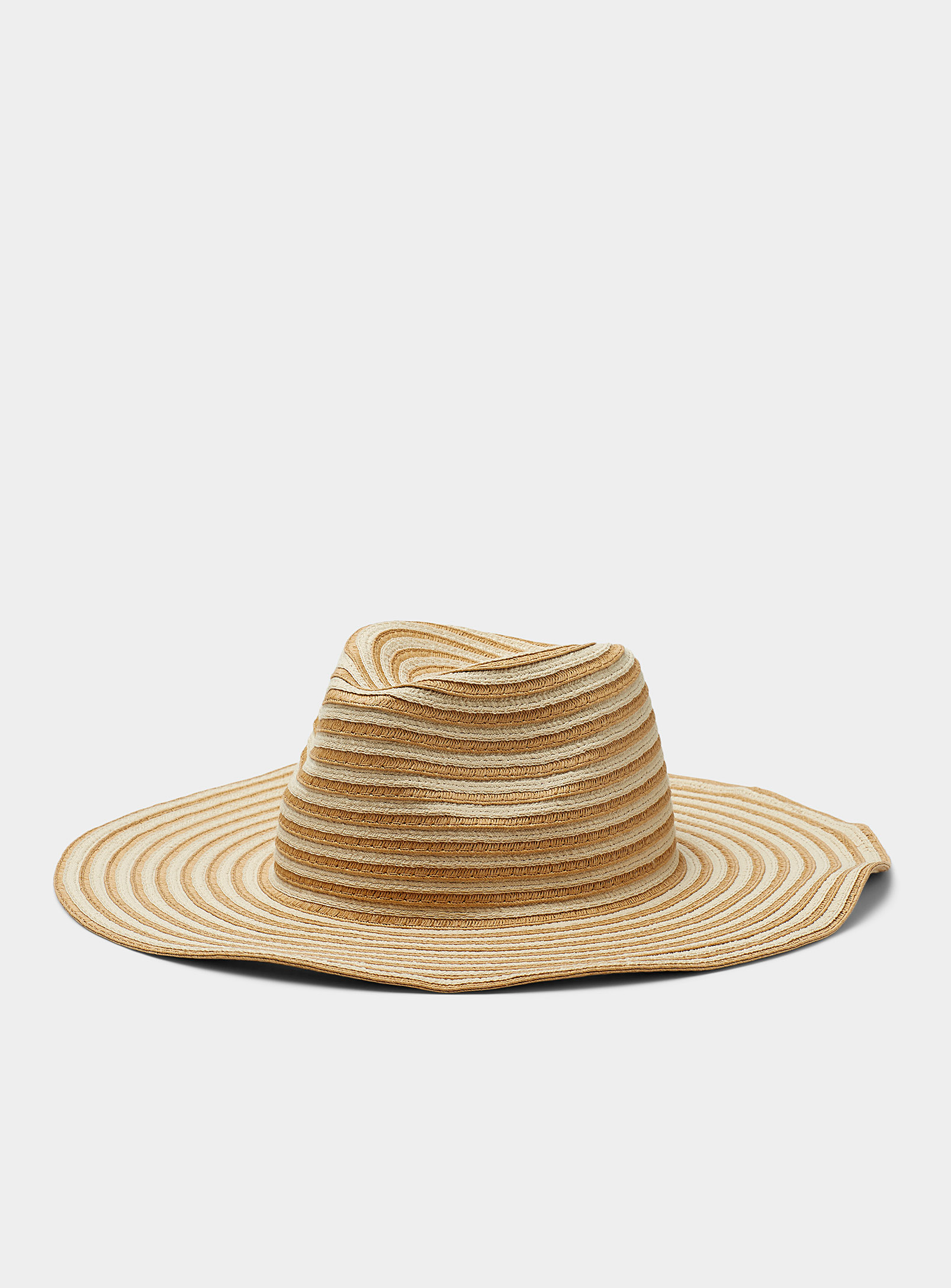 Simons - Women's Two-tone soft straw hat
