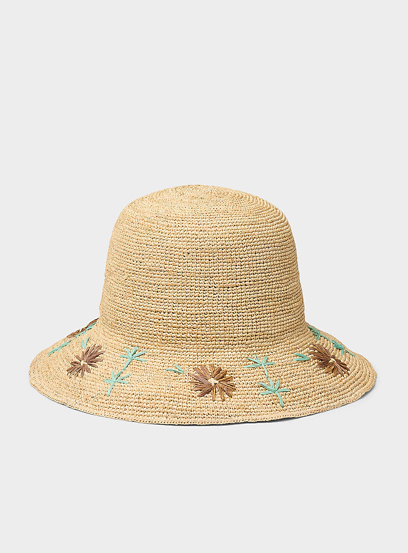 Mini Flower Raffia Cloche