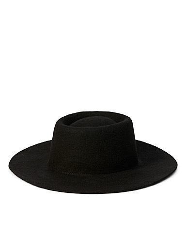 Felted wool boater hat | Simons | Shop 