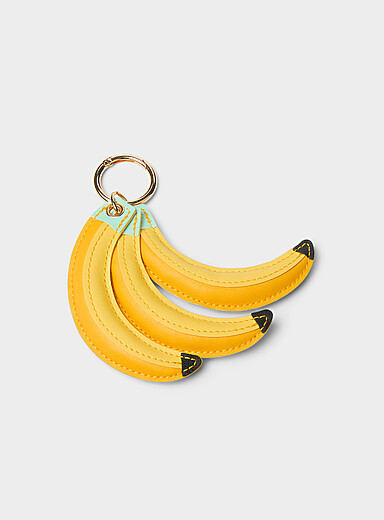 Le porte-cl&eacute;s breloque bananes
