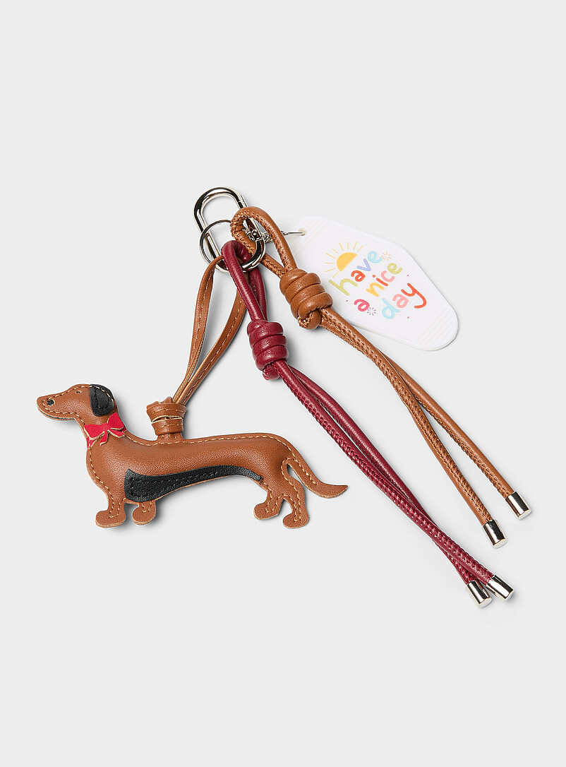 Dachshund Charm Keychain
