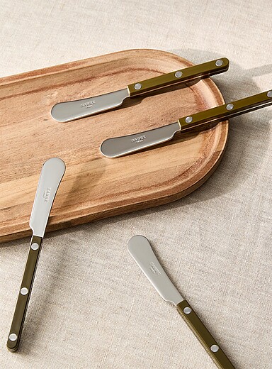 Bistrot plain spreader knives Set of 4
