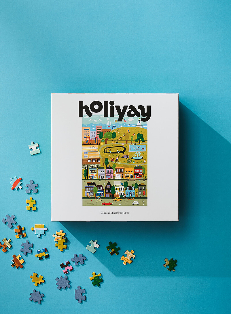 Urban Stroll puzzle 1000 pieces In collaboration with artist Alysha Dawn Puopolo product image (primary)