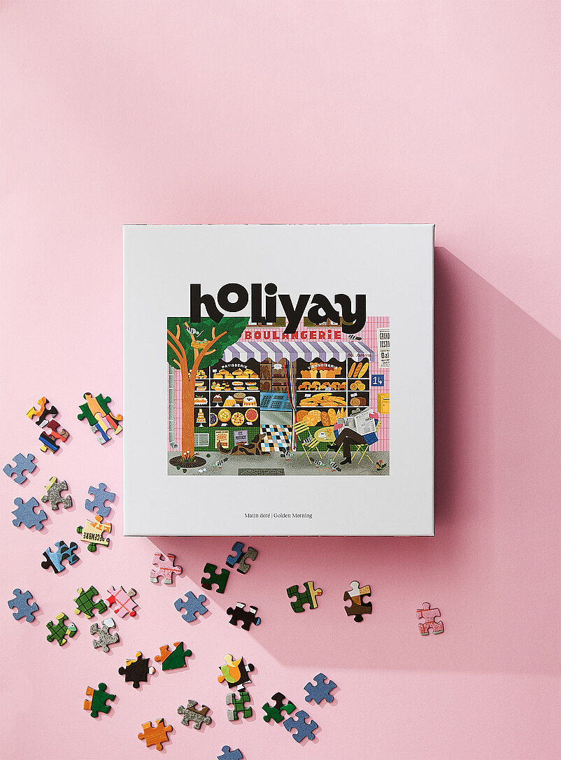 Golden Morning puzzle 1000 pieces In collaboration with artist Carole Barraud product image (primary)