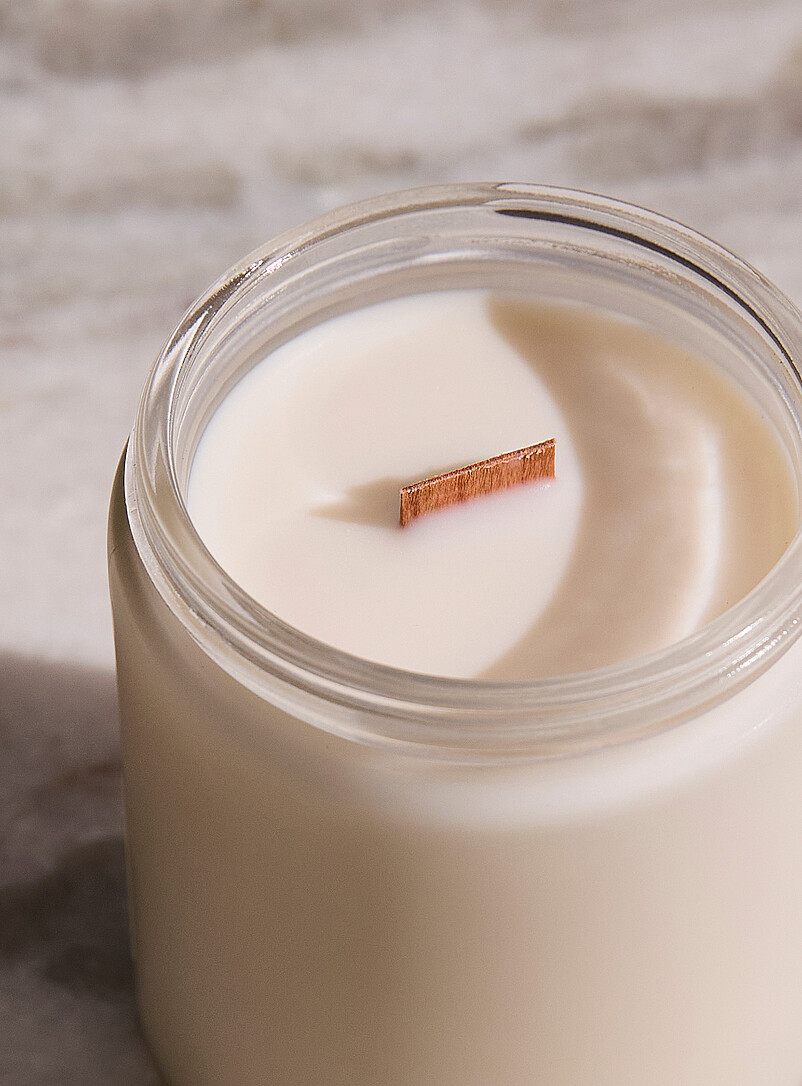 Fig and cypress scented candle product image 2