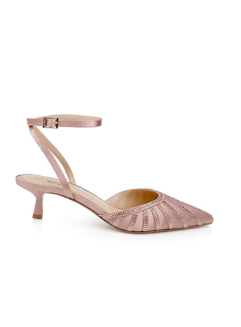 Sandales Femme Talon Moyen - Bride Cheville Style Ligne Poisson - Marine - Taille 39