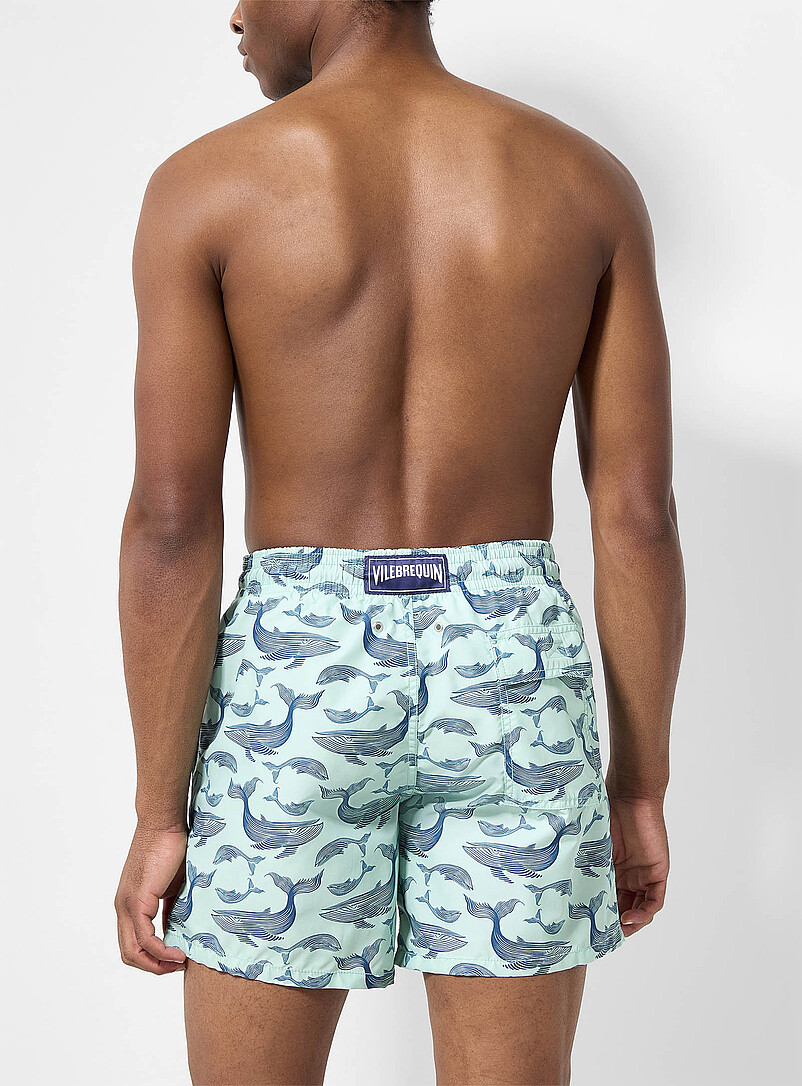 Vilebrequin Patterned Blue Blue whale swim trunk for error