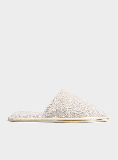 Causs&uuml;n Sand Simone terry mule slippers for men