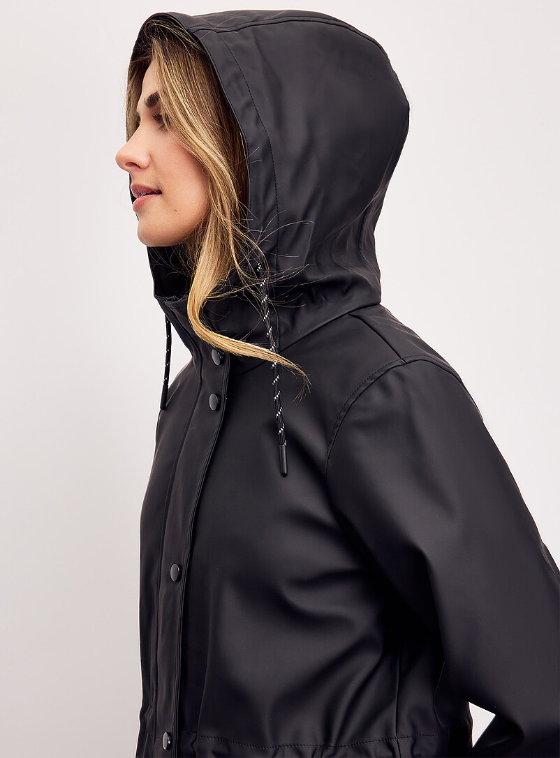 Adjustable-waist coated raincoat | Vero Moda | Women's Raincoats