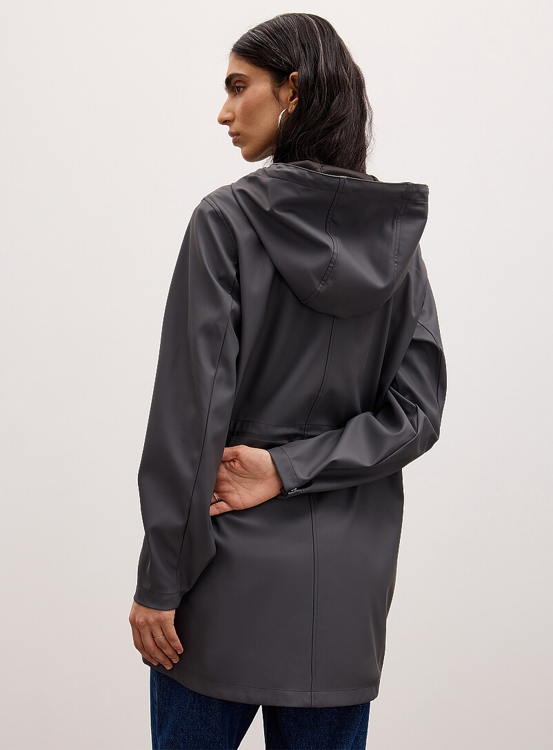 Vero Moda: L'imperm&eacute;able enduit taille ajustable Noir pour femme