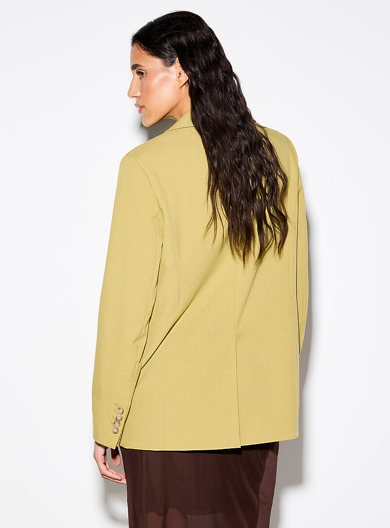Vero Moda: Le veston ample deux boutons chartreuse Vert lime pour femme