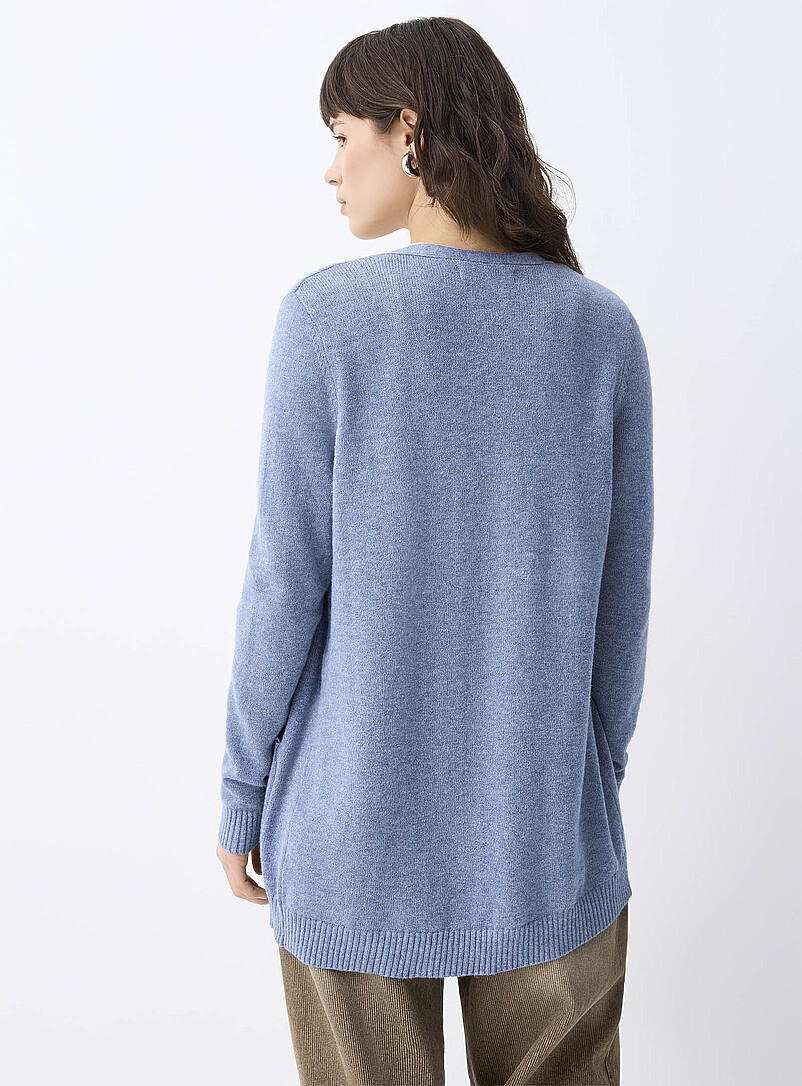 Only: Le cardigan ouvert poches plaqu&eacute;es Lesly Jaune ma&iuml;s - Vanille pour femme